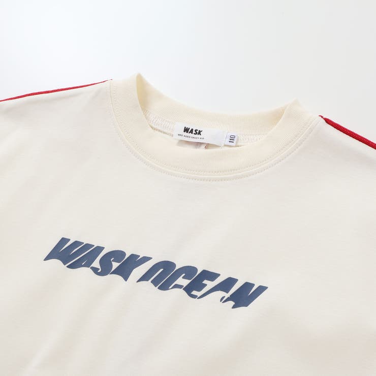 配色パイピングTシャツ(110~160cm) | WASK | 詳細画像6 