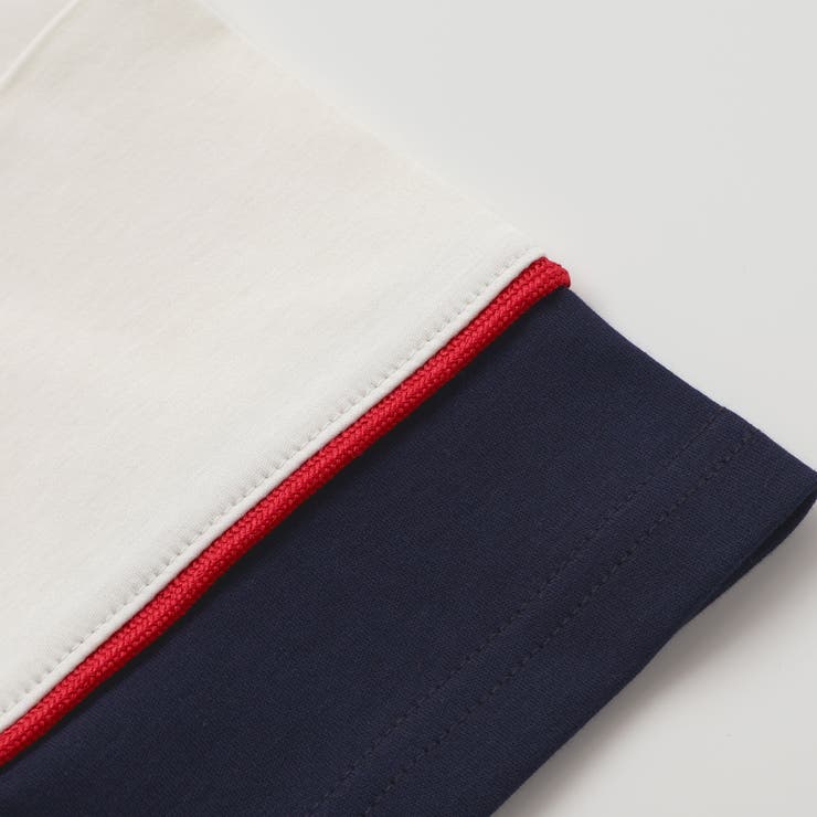 配色パイピングTシャツ(110~160cm) | WASK | 詳細画像9 