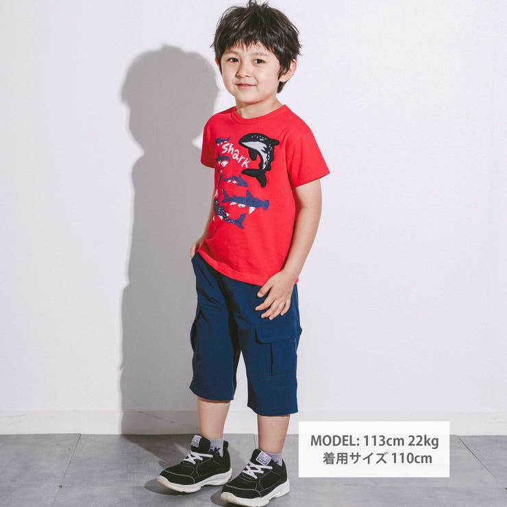 【接触冷感】WASKシャークTシャツ(100~160cm) | WASK | 詳細画像2 