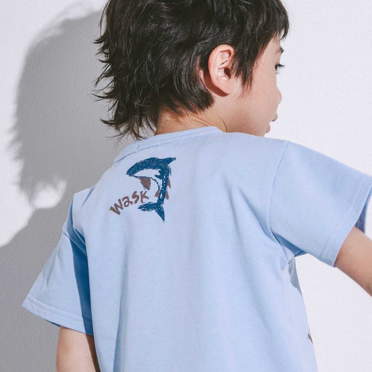 【接触冷感】WASKシャークTシャツ(100~160cm) | WASK | 詳細画像7 