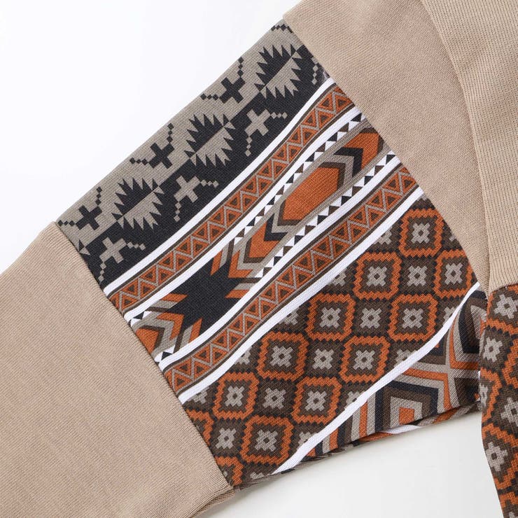 ネイティブ柄プリントTシャツ(110~160cm) | WASK | 詳細画像13