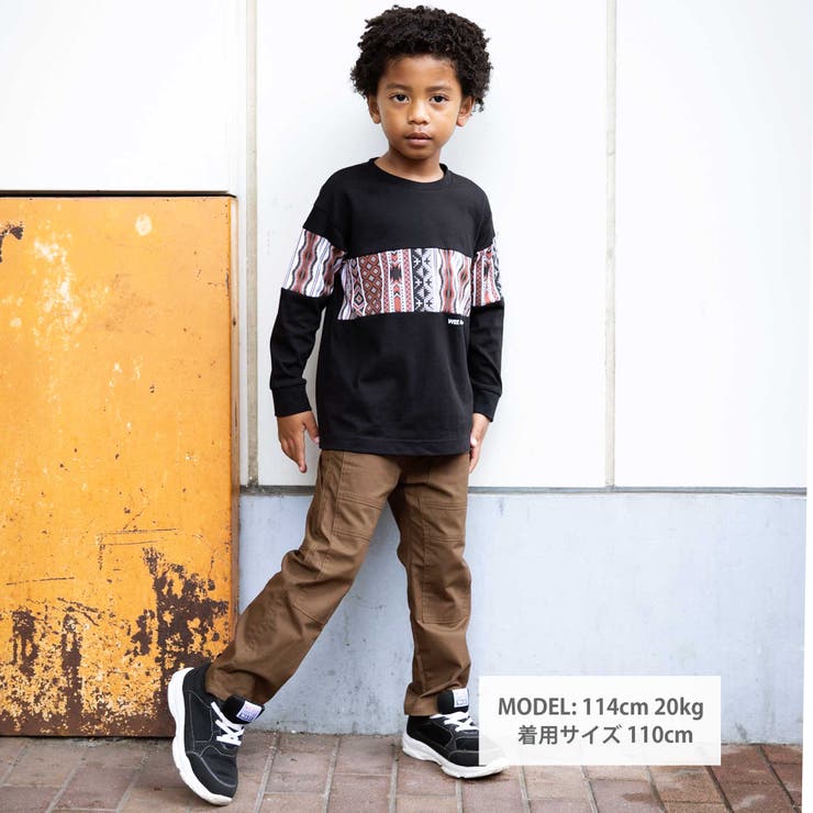 ネイティブ柄プリントTシャツ(110~160cm) | WASK | 詳細画像2