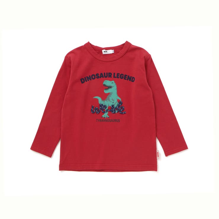 恐竜コード刺しゅうロゴTシャツ(80~140cm) | WASK | 詳細画像13 