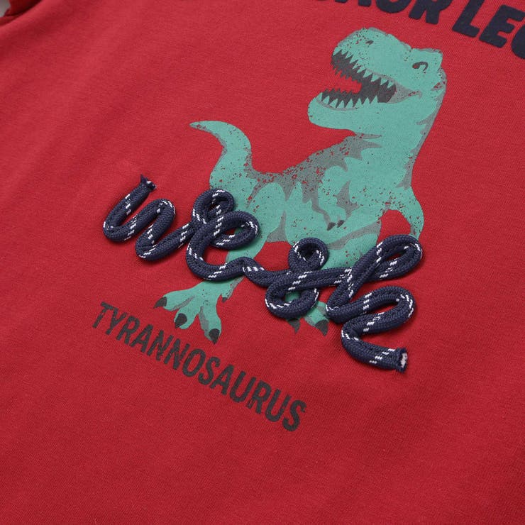 恐竜コード刺しゅうロゴTシャツ(80~140cm) | WASK | 詳細画像16 