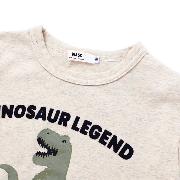 恐竜コード刺しゅうロゴTシャツ(80~140cm) | WASK | 詳細画像6 