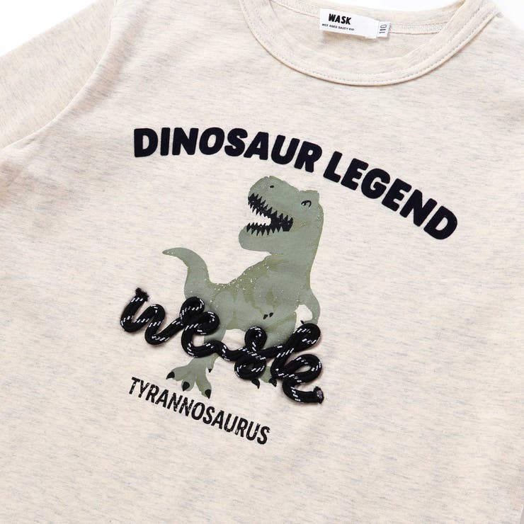 恐竜コード刺しゅうロゴTシャツ(80~140cm) | WASK | 詳細画像7 