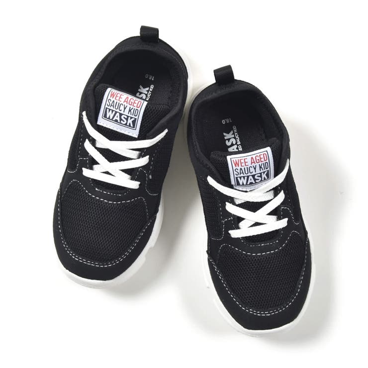 メッシュゴム紐スニーカー(17~21cm) | WASK | 詳細画像3 