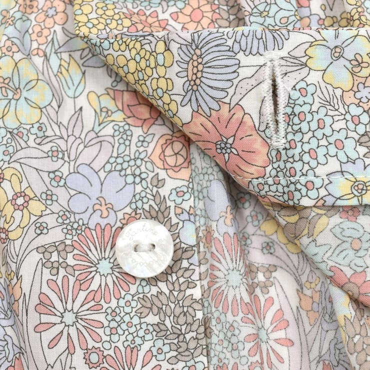 リバティ⑤ ベビーヘアクリップ 2個セット マーガレットアニー