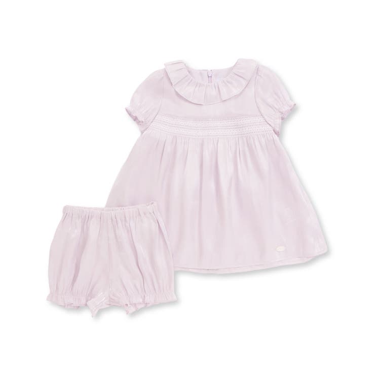 スモッキング刺しゅうブルマ付きワンピースベビー(70~90cm) | Tartine et Chocolat | 詳細画像1 