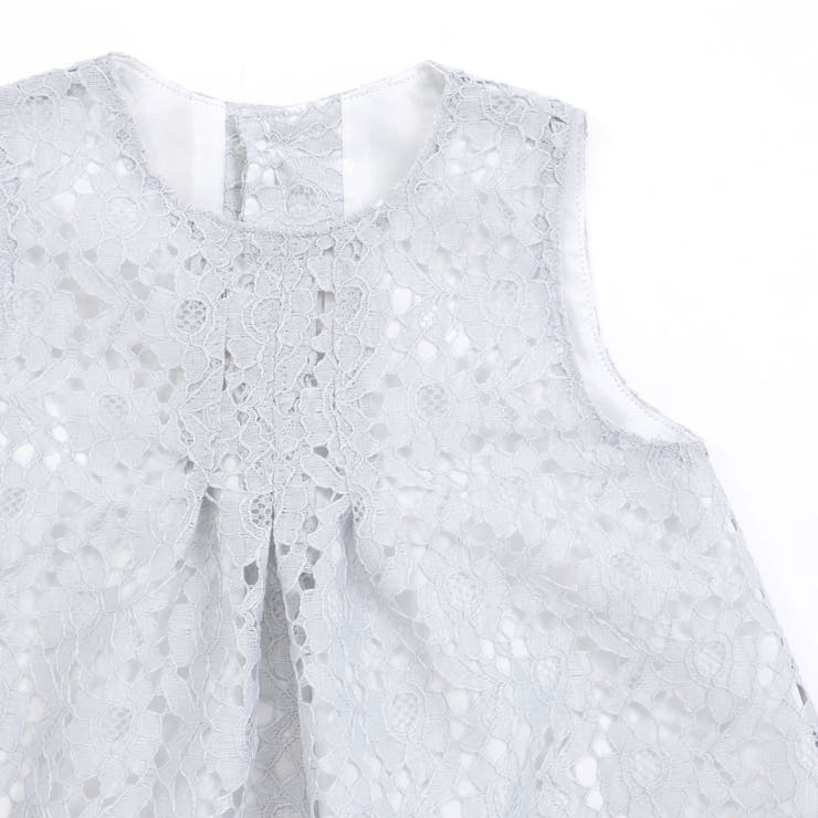 【日本製】ラッセルレースブルマ付きワンピースベビー(70~90cm) | Tartine et Chocolat | 詳細画像4 