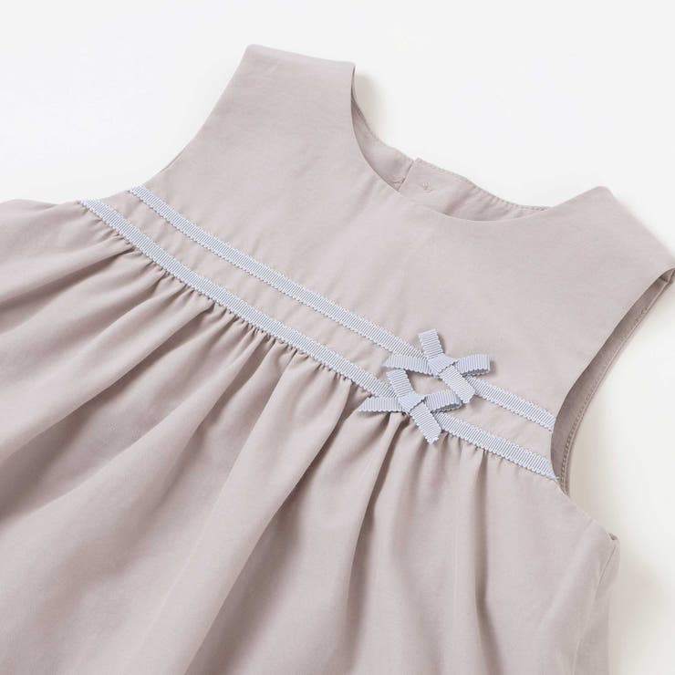 配色リボンテープべビースーツ（70～90cm） | Tartine et Chocolat | 詳細画像8 