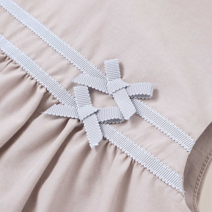 配色リボンテープべビースーツ（70～90cm） | Tartine et Chocolat | 詳細画像9 
