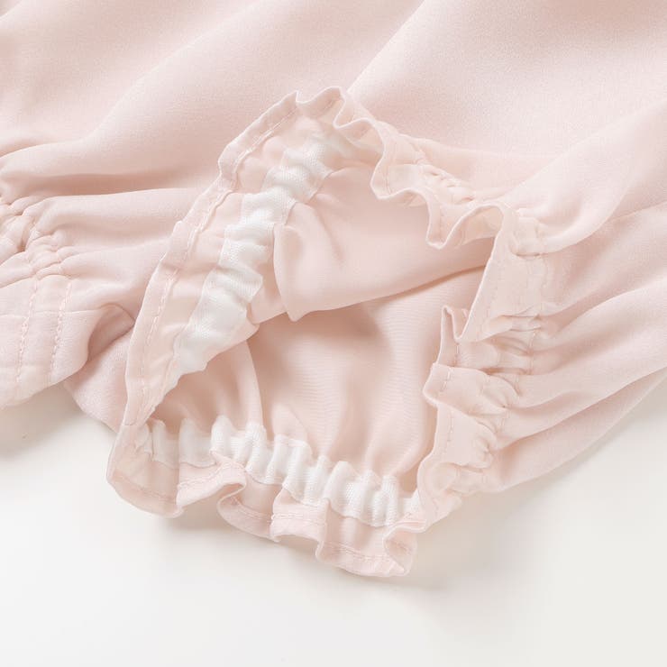 【日本製】シルデューサテン×オーガンジーパールベルトブルマ付きドレスベビー(70… | Tartine et Chocolat | 詳細画像16 