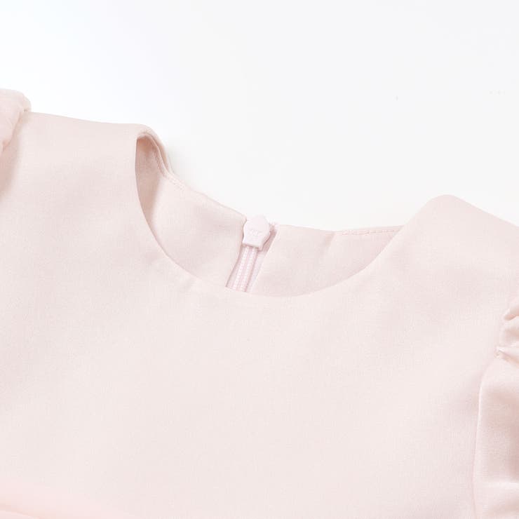 【日本製】シルデューサテン×オーガンジーパールベルトブルマ付きドレスベビー(70… | Tartine et Chocolat | 詳細画像7 