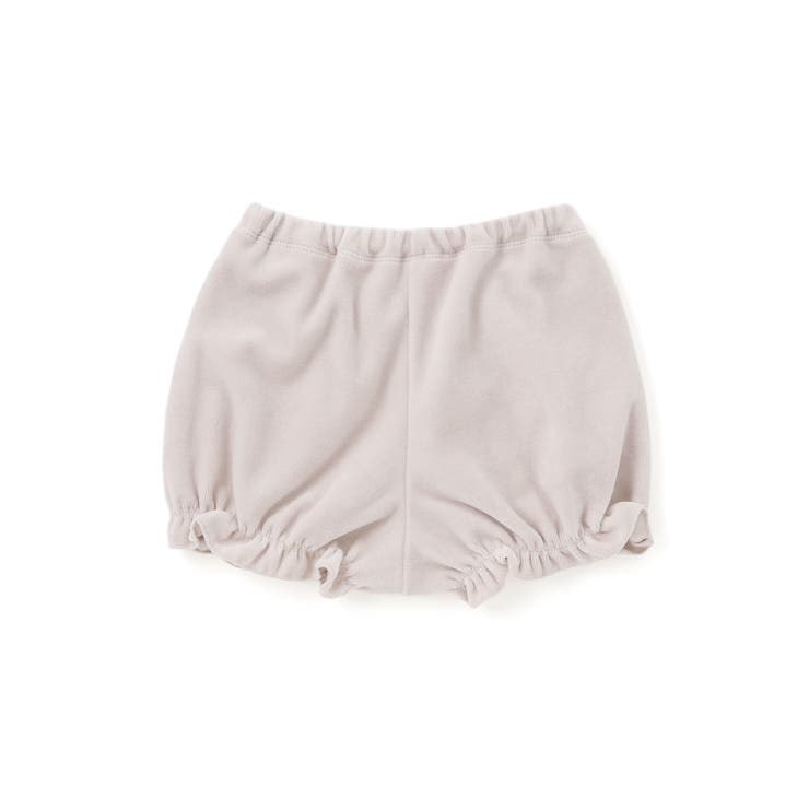 【日本製】バラ刺しゅうベロアワンピースブルマ付きベビー(70-90cm) | Tartine et Chocolat | 詳細画像5 