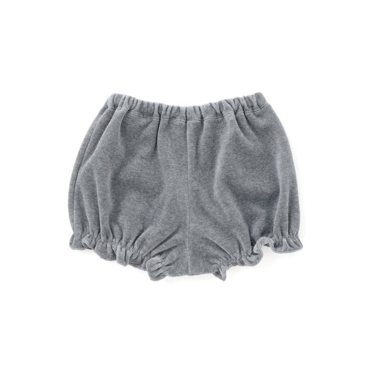 【日本製】バラ刺しゅうベロアワンピースブルマ付きベビー(70-90cm) | Tartine et Chocolat | 詳細画像9 