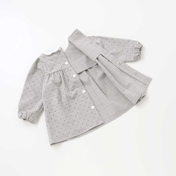 【日本製】【お揃い】チェックフロッキードットワンピースブルマ付きベビー(70~9… | Tartine et Chocolat | 詳細画像11 