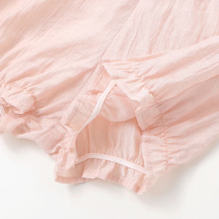 オーガンジー襟付きパフスリーブワンピース＋ブルマセット ベビー(70~90cm) | Tartine et Chocolat | 詳細画像13 