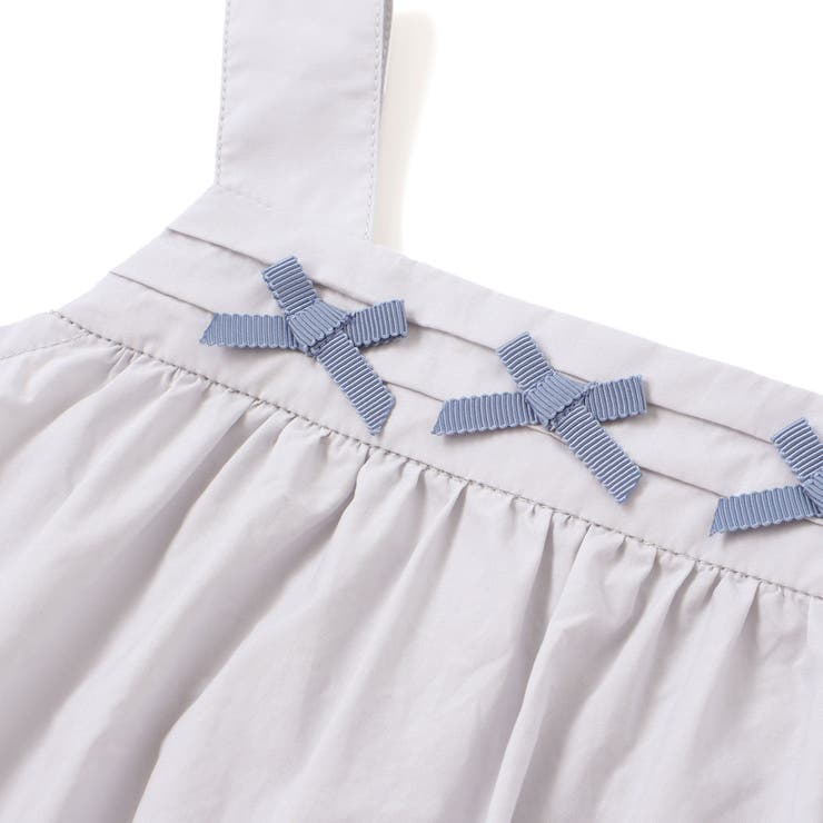 タイプライターピンタックリボンワンピース＋ブルマセット ベビー(70~90cm) | Tartine et Chocolat | 詳細画像7 
