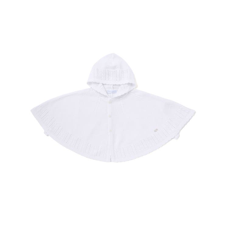 【日本製】フード付きセーターマントベビー(50~90cm) | Tartine et Chocolat | 詳細画像1 