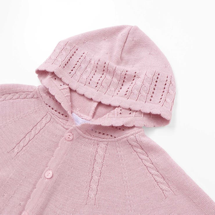 【日本製】フード付きセーターマントベビー(50~90cm) | Tartine et Chocolat | 詳細画像5 