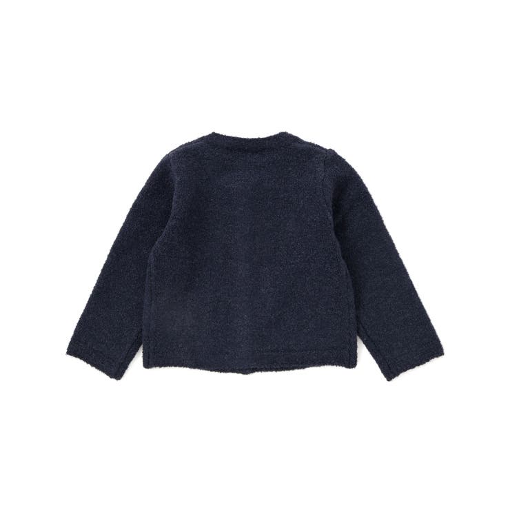 【お揃い】フロント編地の前ボタン長袖カーディガンベビー(70~90cm) | Tartine et Chocolat | 詳細画像12 