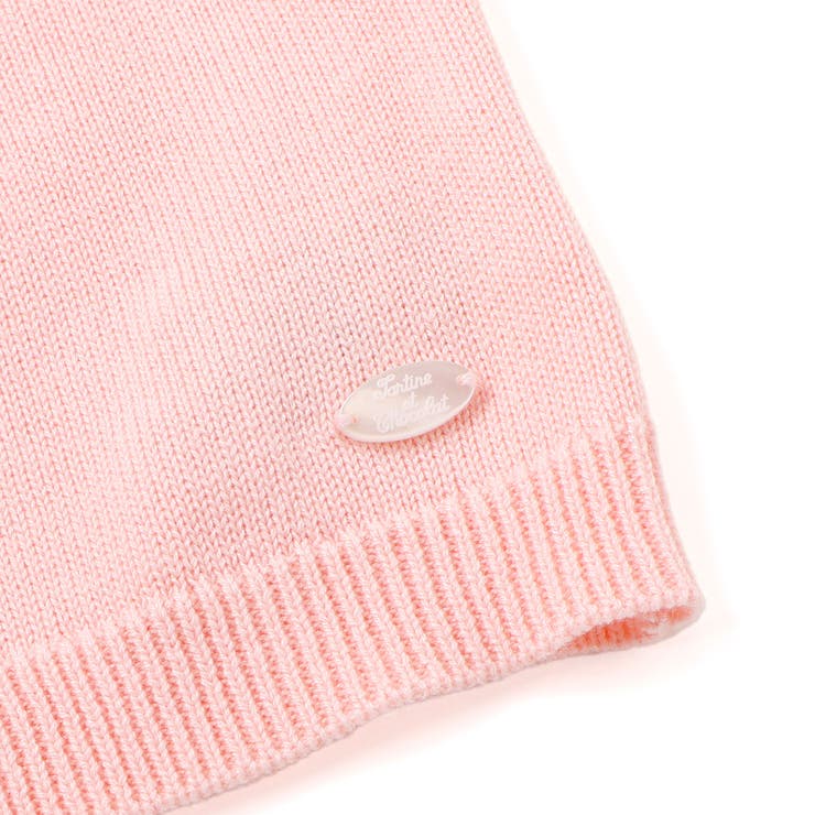 アクリルコットン刺しゅう編地切り替えカーディガンベビー(70~90cm) | Tartine et Chocolat | 詳細画像6 