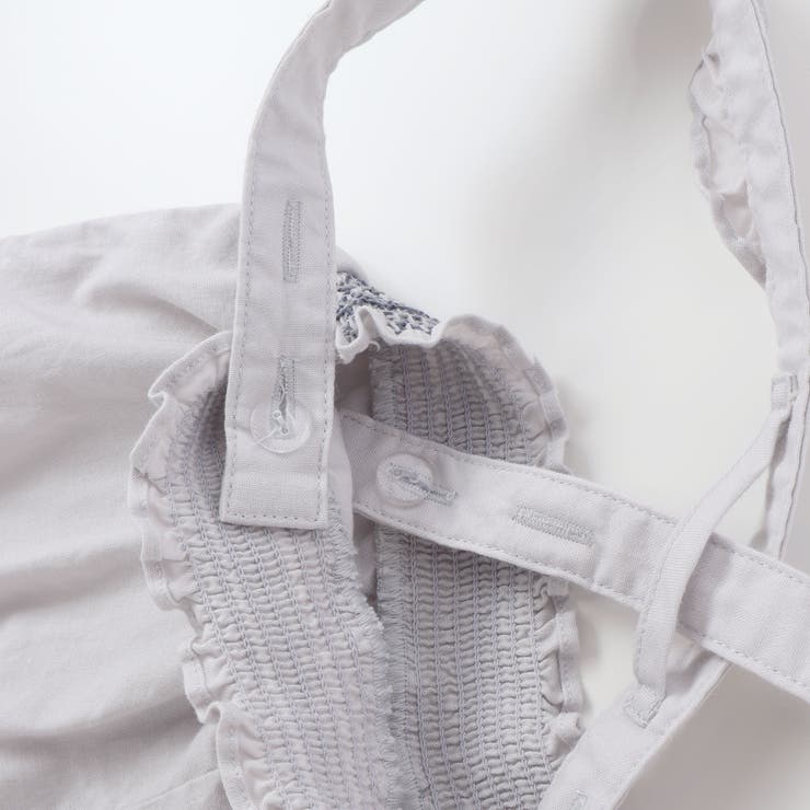 シーチングスモッキング肩ひも付きブルマベビー(70-90cm) | Tartine et Chocolat | 詳細画像10 