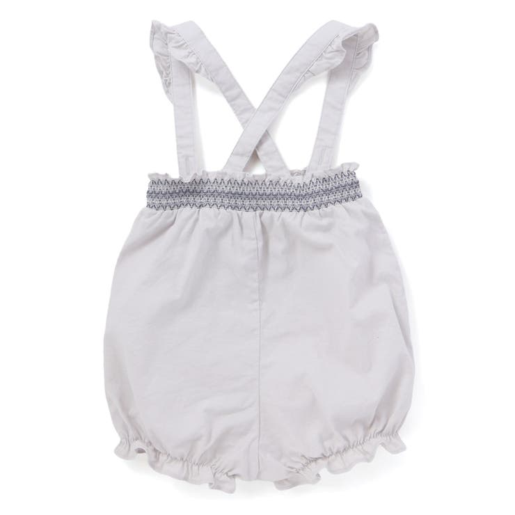 シーチングスモッキング肩ひも付きブルマベビー(70-90cm) | Tartine et Chocolat | 詳細画像4 