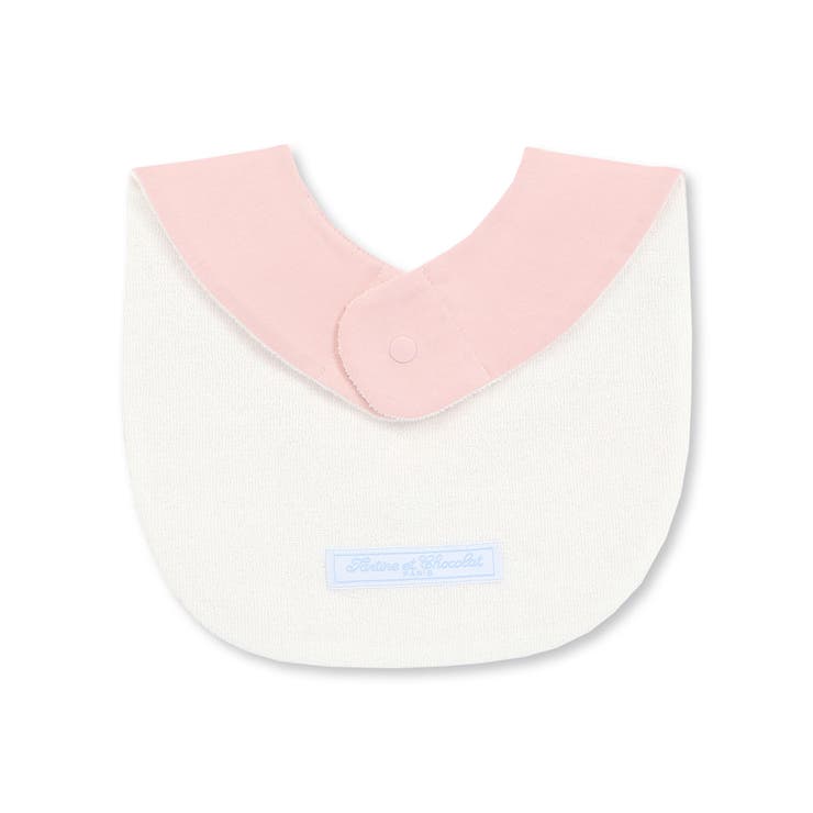 【日本製】60/1スーピマバイオシルスムースロゴ刺しゅうスタイベビー | Tartine et Chocolat | 詳細画像6 