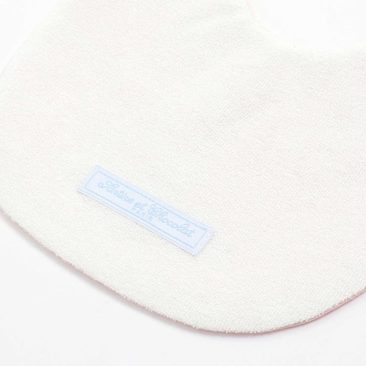 【日本製】60/1スーピマバイオシルスムースロゴ刺しゅうスタイベビー | Tartine et Chocolat | 詳細画像9 