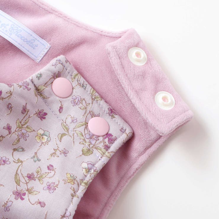 【お揃い】すみれ花フリーススリーパーベビー(50-90cm) | Tartine et Chocolat | 詳細画像7 