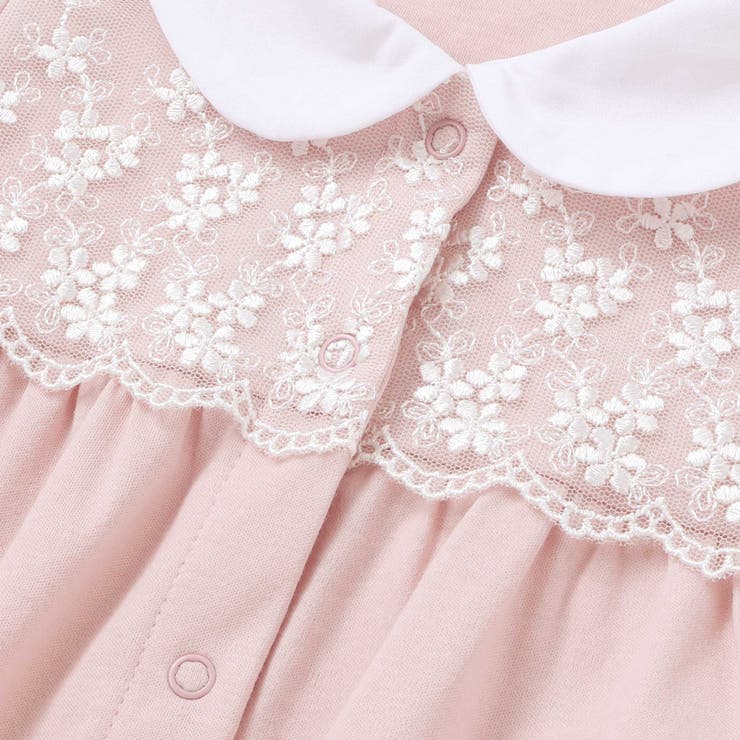 【日本製】襟付きレースカバーオールベビー（70～80cm） | Tartine et Chocolat | 詳細画像9 