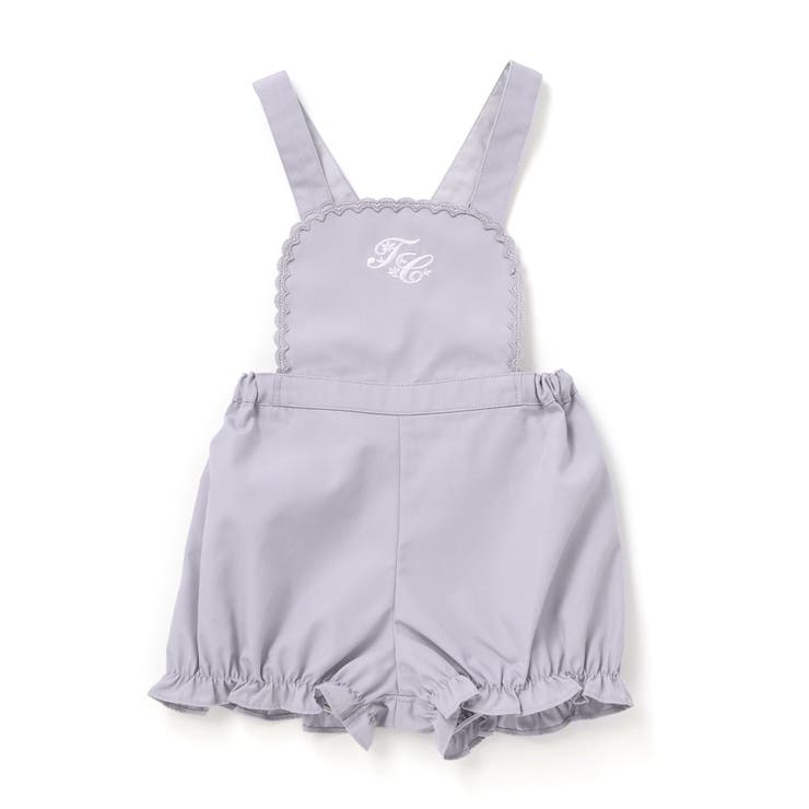 ロゴ刺しゅうレースサロペットベビー(80-90cm) | Tartine et Chocolat | 詳細画像3 