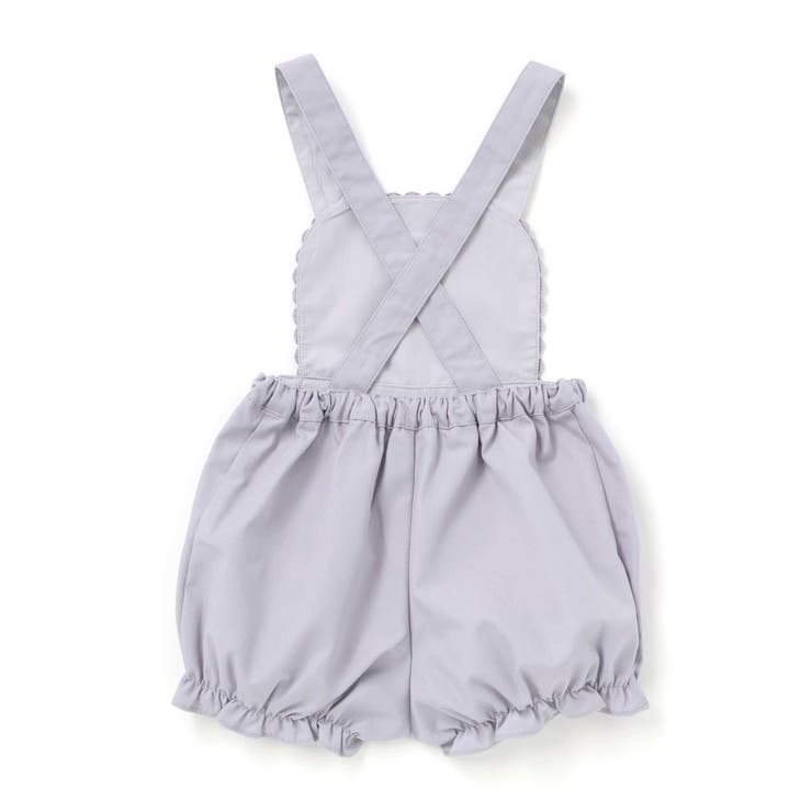 ロゴ刺しゅうレースサロペットベビー(80-90cm) | Tartine et Chocolat | 詳細画像4 