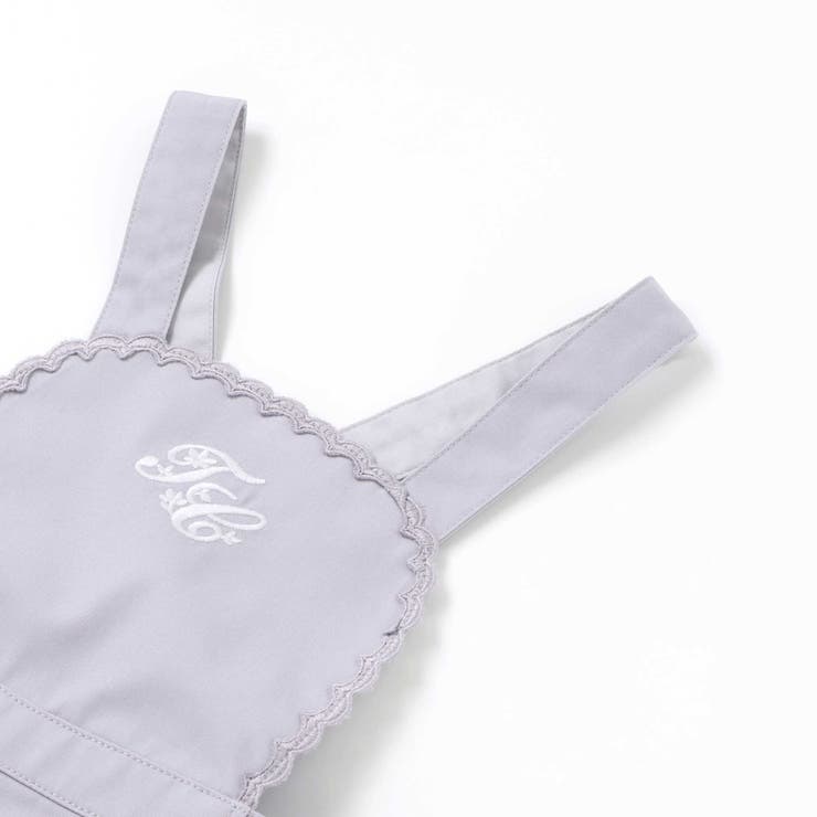 ロゴ刺しゅうレースサロペットベビー(80-90cm) | Tartine et Chocolat | 詳細画像5 