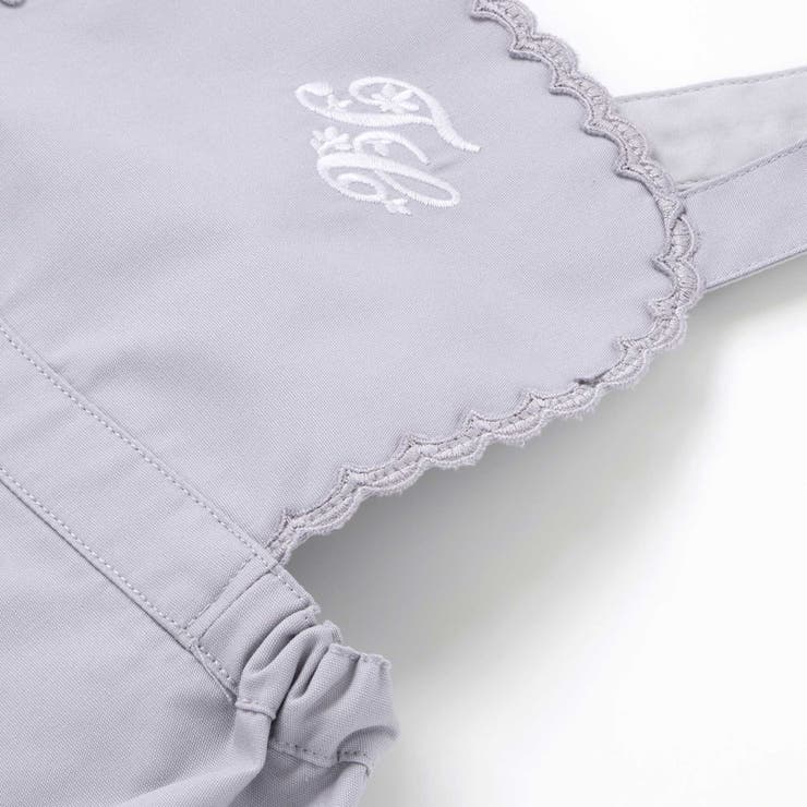 ロゴ刺しゅうレースサロペットベビー(80-90cm) | Tartine et Chocolat | 詳細画像7 
