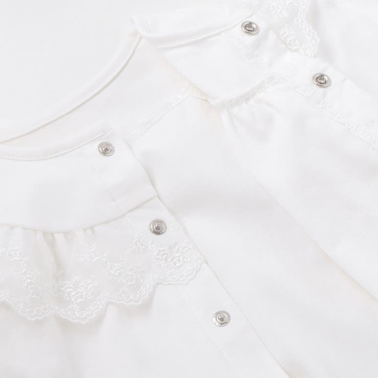 セレモニーレースシルケットスムース2WAYオールベビー(50~75cm) | Tartine et Chocolat | 詳細画像10 