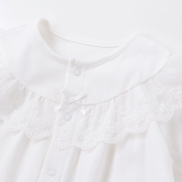 セレモニーレースシルケットスムース2WAYオールベビー(50~75cm) | Tartine et Chocolat | 詳細画像3 