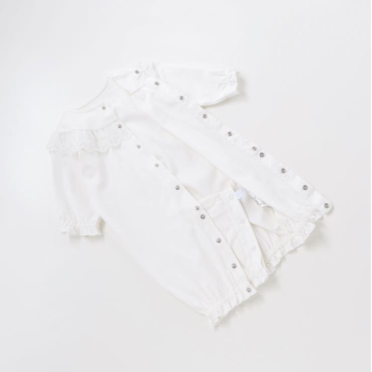 セレモニーレースシルケットスムース2WAYオールベビー(50~75cm) | Tartine et Chocolat | 詳細画像9 