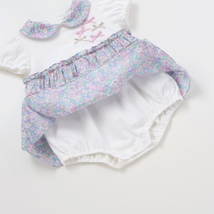 【お揃い】リバティ(leontyne dream)プリントタナローンスカート付き… | Tartine et Chocolat | 詳細画像12 