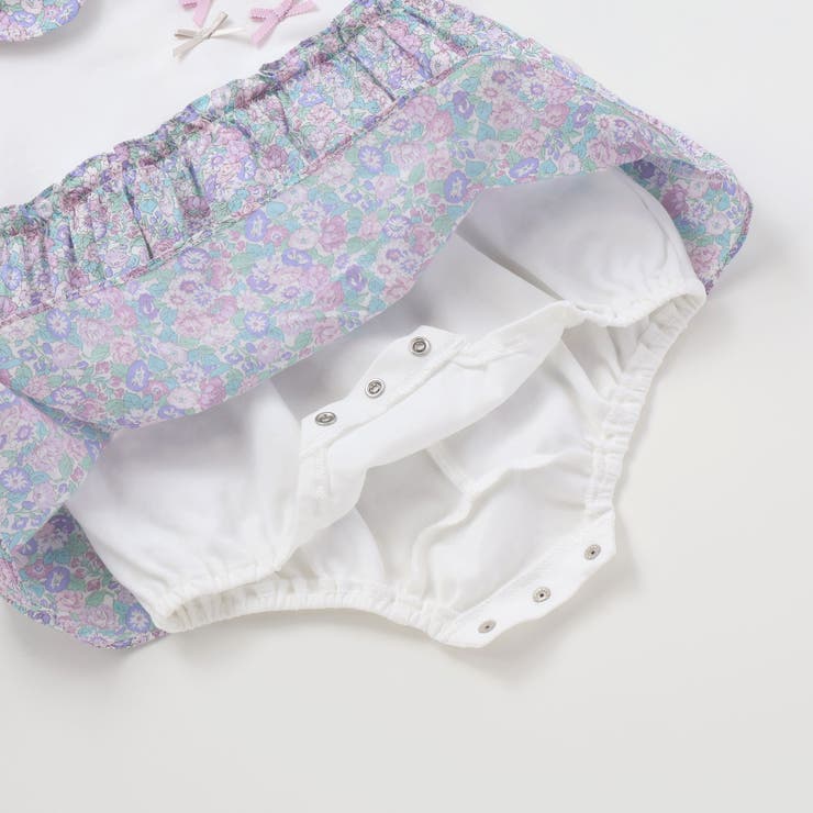 【お揃い】リバティ(leontyne dream)プリントタナローンスカート付き… | Tartine et Chocolat | 詳細画像13 