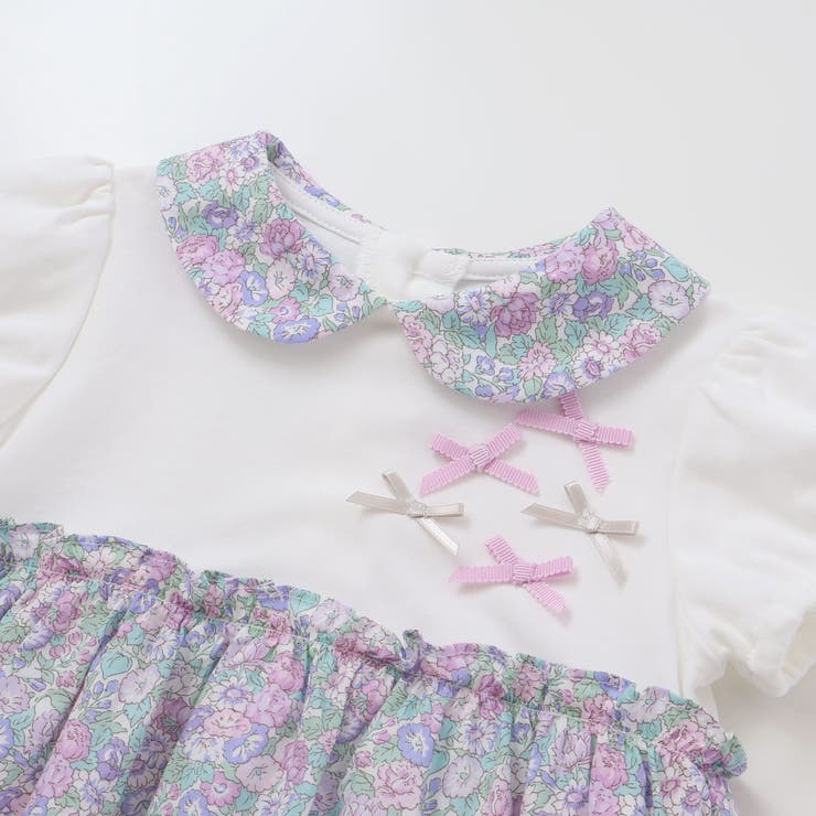 【お揃い】リバティ(leontyne dream)プリントタナローンスカート付き… | Tartine et Chocolat | 詳細画像5 