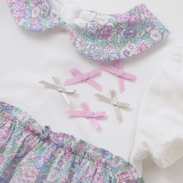 【お揃い】リバティ(leontyne dream)プリントタナローンスカート付き… | Tartine et Chocolat | 詳細画像6 