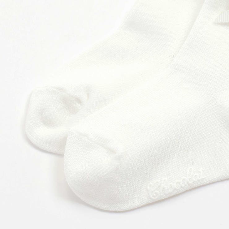 【日本製】【お揃い】コットンシルケットレースリボンソックスベビー(8~13cm) | Tartine et Chocolat | 詳細画像3 