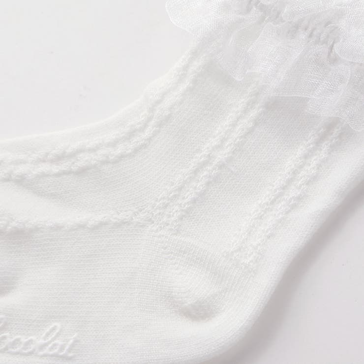 【日本製】フリル付きシルケットソックスベビー(8~13cm) | Tartine et Chocolat | 詳細画像3 