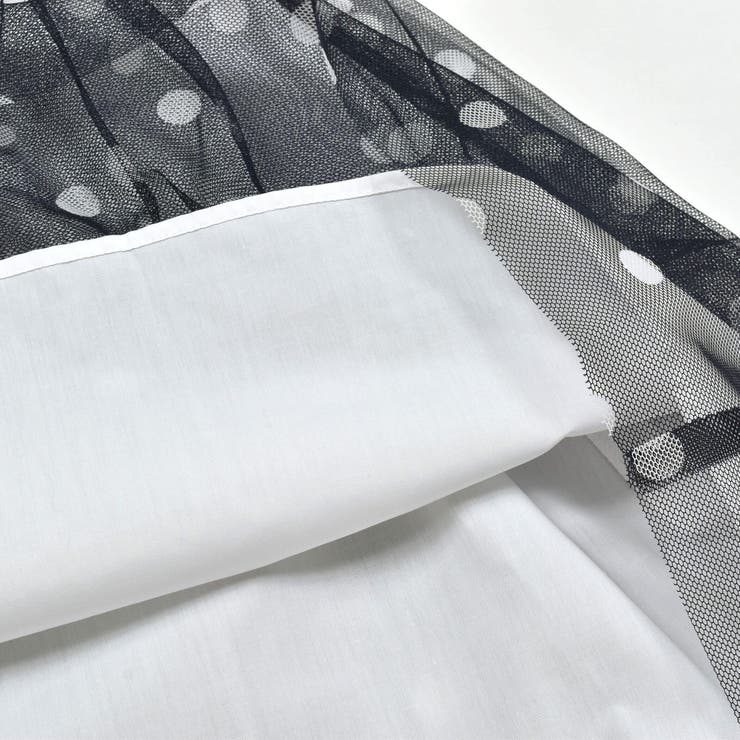 【日本製】ベアテレコドットチュールニットワンピース(90~140cm) | Tartine et Chocolat | 詳細画像11 