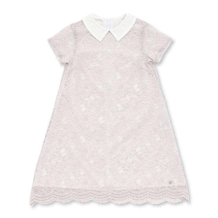 【日本製】片耳スカラコードレースワンピース(110~130cm) | Tartine et Chocolat | 詳細画像5 