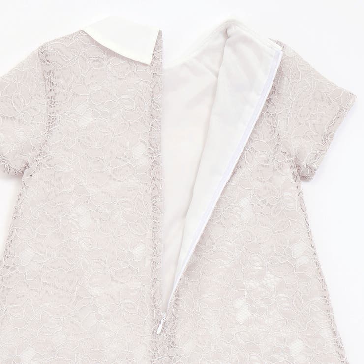 【日本製】片耳スカラコードレースワンピース(110~130cm) | Tartine et Chocolat | 詳細画像8 