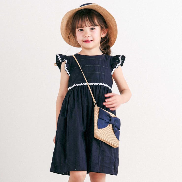 オーガニックコットンストライプワンピース | Tartine et Chocolat | 詳細画像3 